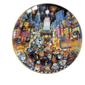 Bill Bell Paws For Celebration Dogs Decorative Plate